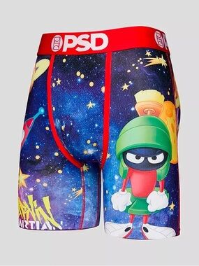 PSD x Space Jam | Red Marvin Stretch Boxer Briefs | Size Large